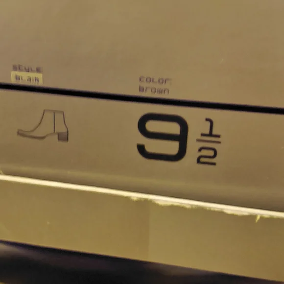 Chocolate brown boot (W) roomy 9.5 - Picture 3 of 11